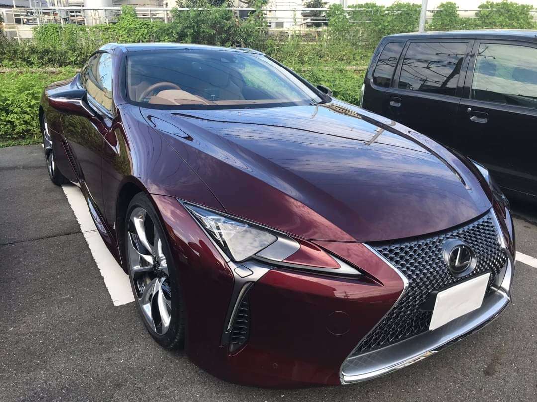 レクサス　LS　左右フロントバンパーの修理（板金塗装）  